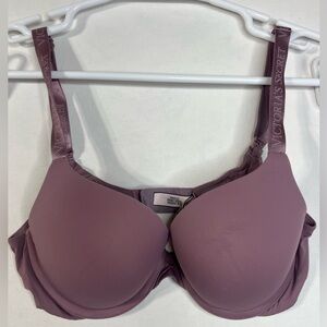 Victoria's Secret Mauve Purple T-Shirt Push-Up Full Coverage Bra Size 34C